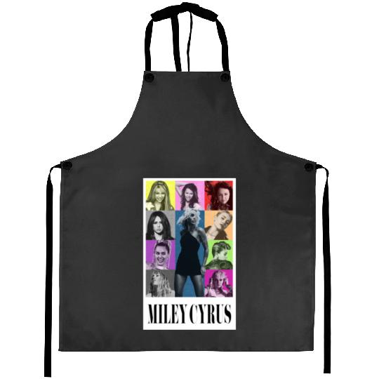 Miley Cyrus Eras Tour Shirt Flowers Aprons