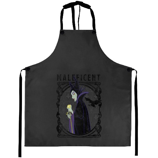 Disney Villains Maleficent Side Look Poster Aprons