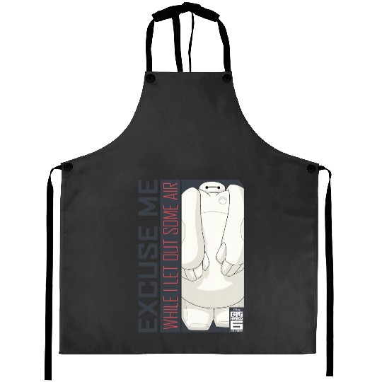 Disney Big Hero 6 TV Series Baymax Excuse Me Graphic Aprons
