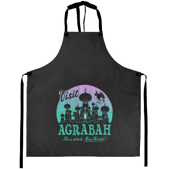 Disney Aladdin Visit Agrabah It's A Whole New World Gradient Aprons