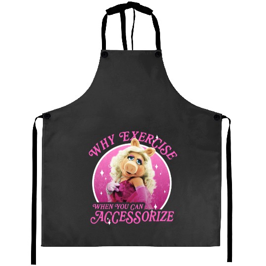 Disney The Muppets Miss Piggy Why Exercise Accessorize Aprons