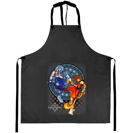 Disney Kingdom Hearts Sora & Riku Chain Of Memories Aprons