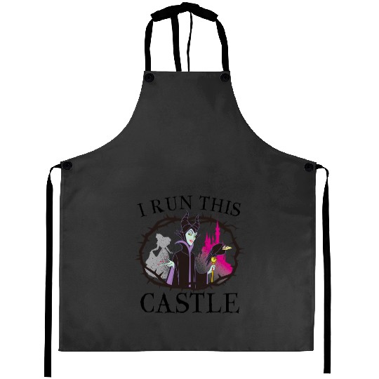 Disney Sleeping Beauty Maleficent Runs This Castle Aprons