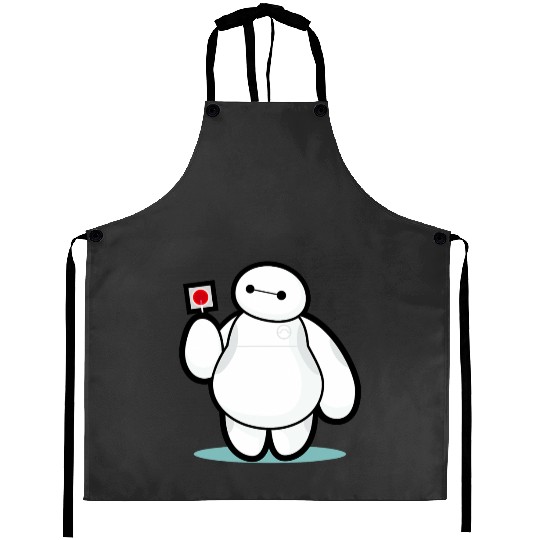 Disney Big Hero 6 Baymax With Lollipop Cute Shot Aprons