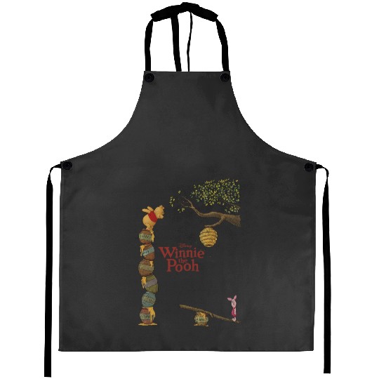 Disney Winnie The Pooh & Piglet Honey Pot Stack Aprons