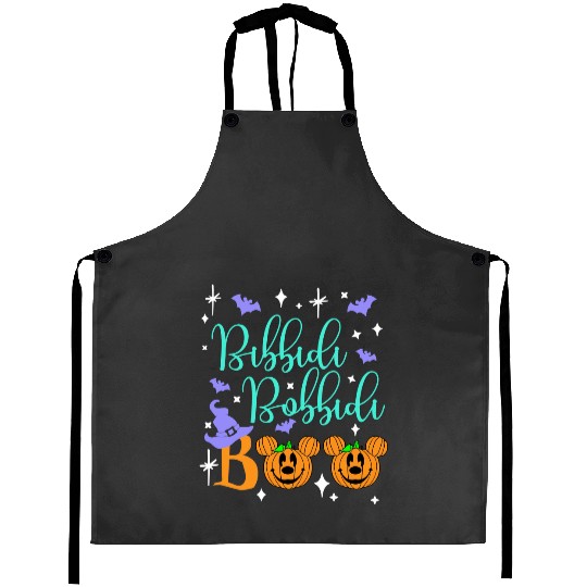 Bibbidi Bobbidi Boo Aprons, Disney Cinde Aprons, Halloween Matching Aprons