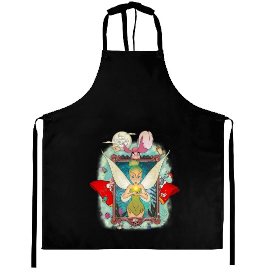 Retro Tinkerbell Aprons, Disney Princess Aprons, Disney Tinkerbell Aprons