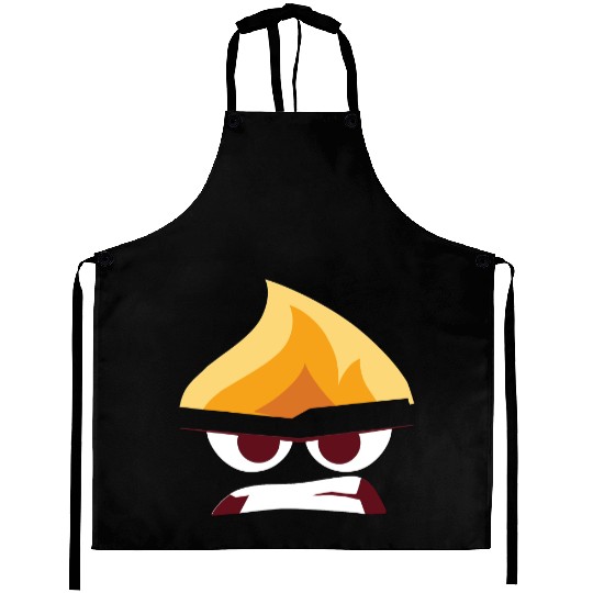 Angry Face Funny Disney Inside Out Aprons