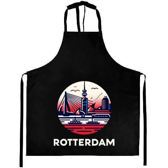 Rotterdam Skyline A Modern City s Artistic View Aprons