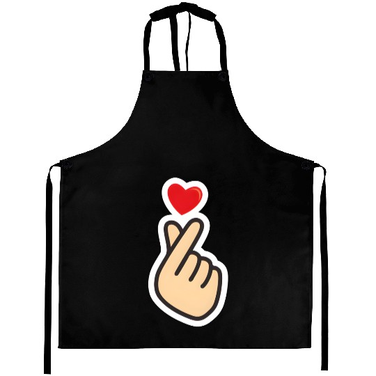 bts love hand Aprons