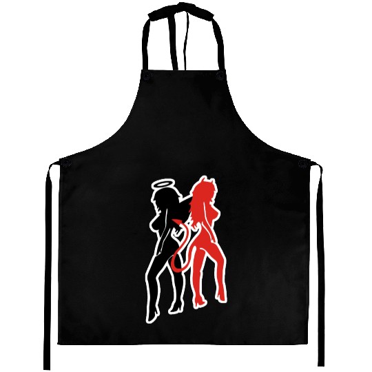 Angel Devil Sexy Woman Aprons