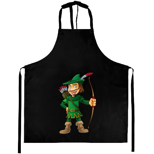 Robin Hood-arrows-bow-tale Aprons