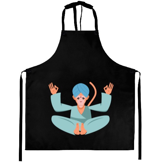 Meditation Monkey Aprons