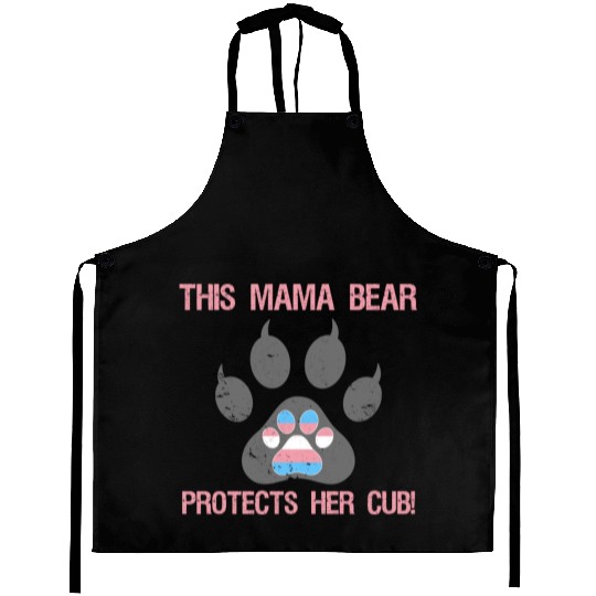 Transgender Pride For Mom Aprons