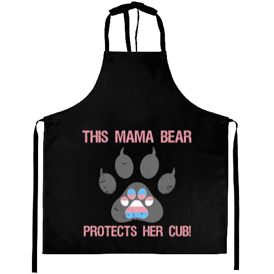 Transgender Pride For Mom Aprons