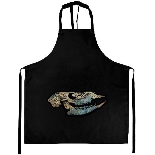 cow skull Aprons