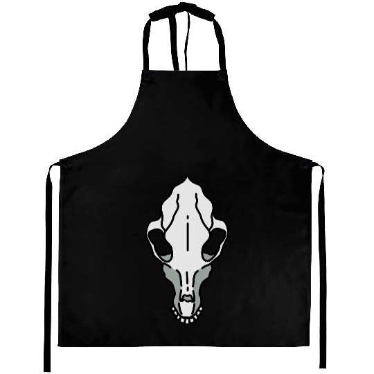 goat skull Aprons