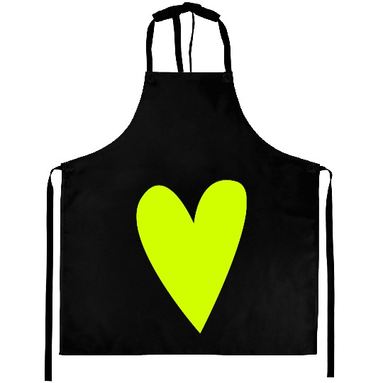 Green heart Aprons