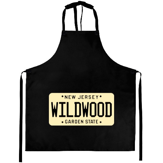 Wildwood New Jersey License Plate Aprons