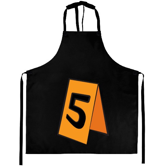 crime scene number Aprons