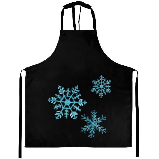 Snowflakes freexmas17mnr Aprons