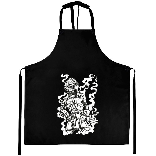 Robot Soldier Aprons