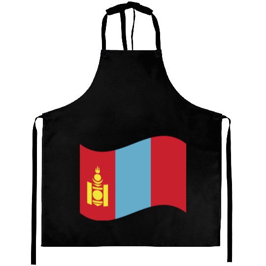 flag mongolia Aprons