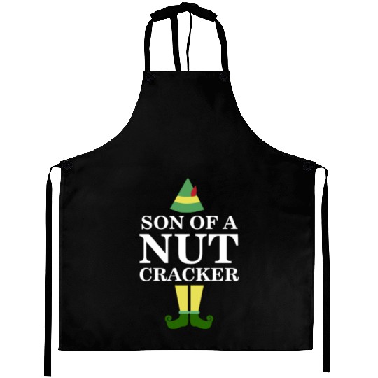 Funny Son of A Nutcracker Christmas Movie Quote Aprons