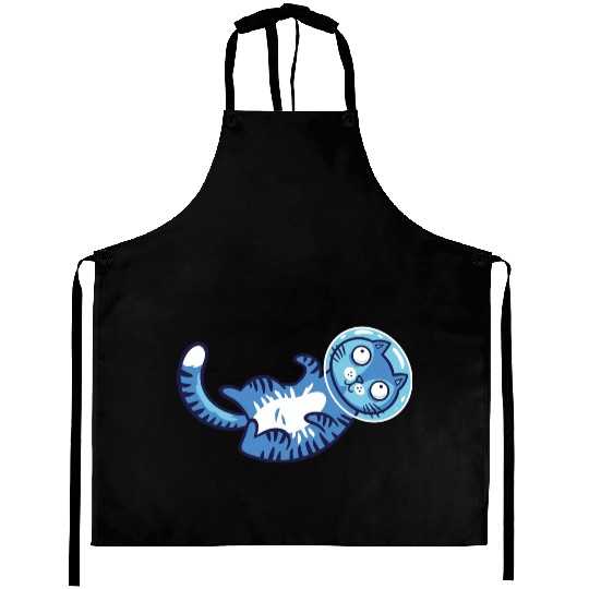 Space cat Aprons