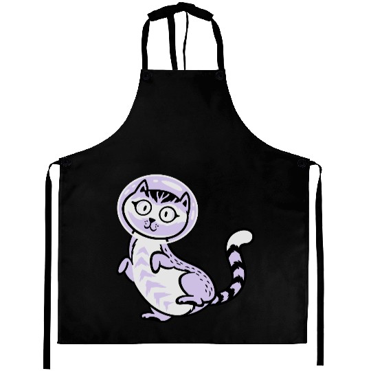 Space cat Aprons