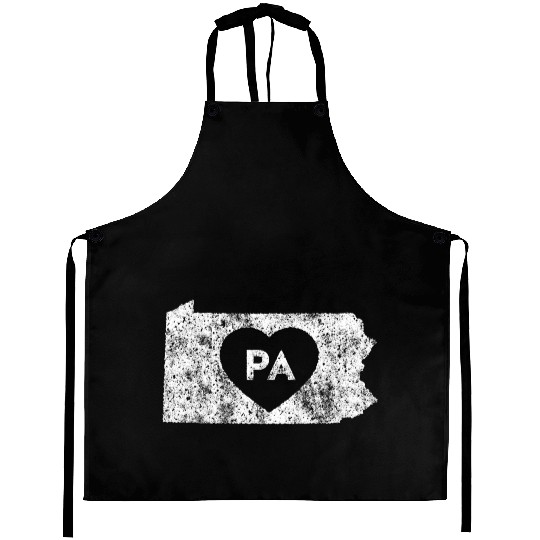 Used I Love Pennsylvania Aprons