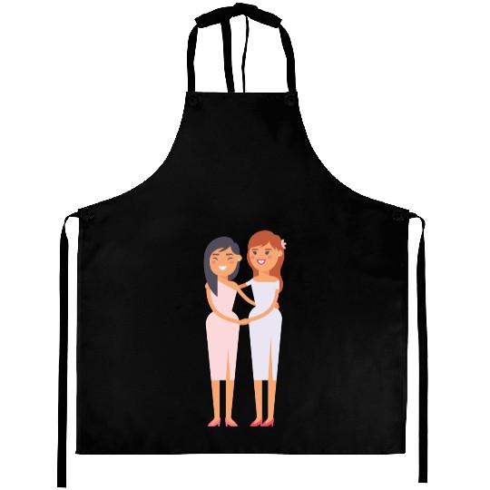 wedding couple Aprons