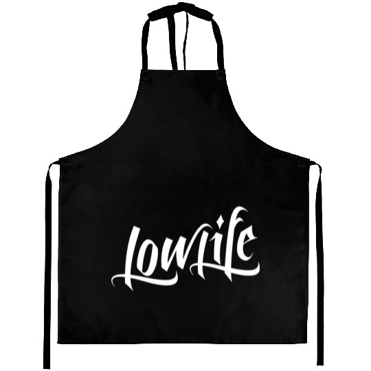Low Life Over Flow Lowrider LowLife Tattoo Aprons