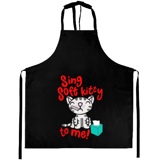 Theory Sing Soft Kitty Song Aprons