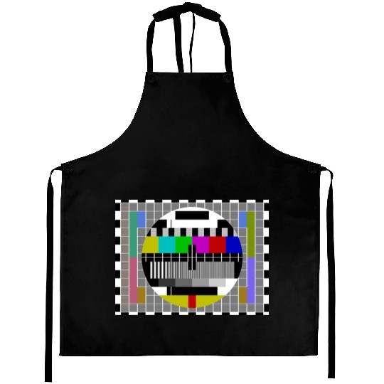 TV Video Test Pattern Screen Aprons
