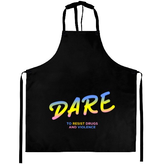 DARE 90s drugs Aprons