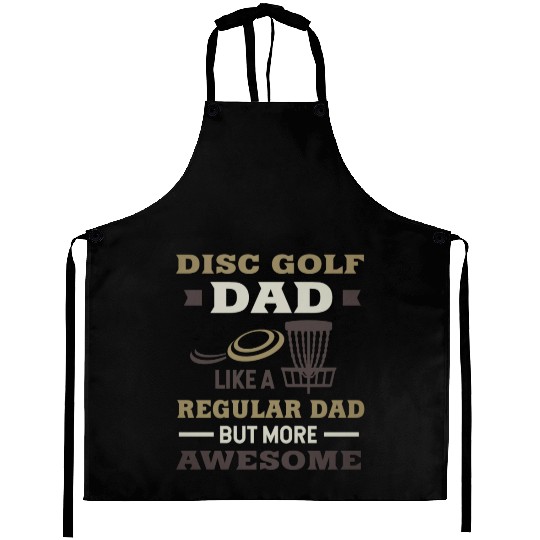 Disc Golf Dad Father's day Aprons