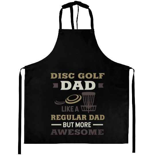 Disc Golf Dad Father's day Aprons