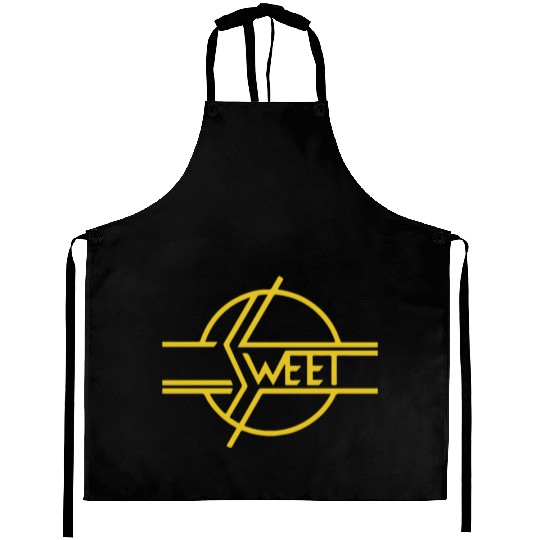New THE SWEET BAND Glam 70s Classic Rock Band 70s Aprons