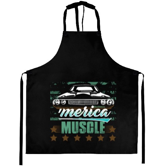 'Merica Muscle Car Aprons