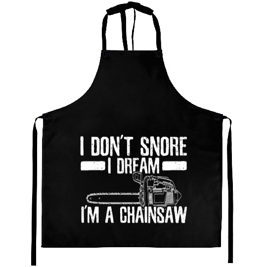 Chainsaw - Funny Lumberjack Gift Aprons