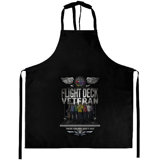 Flight Deck Veteran "These Colors Don't Run" Aprons