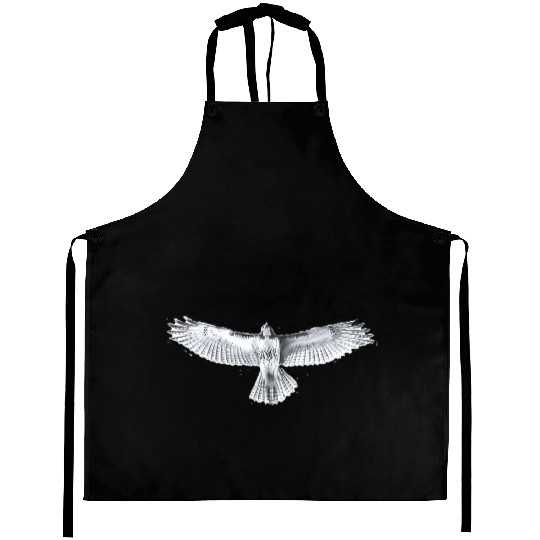 Red-Tailed Hawk Aprons