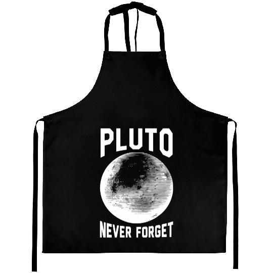 Pluto - pluto never forget Aprons