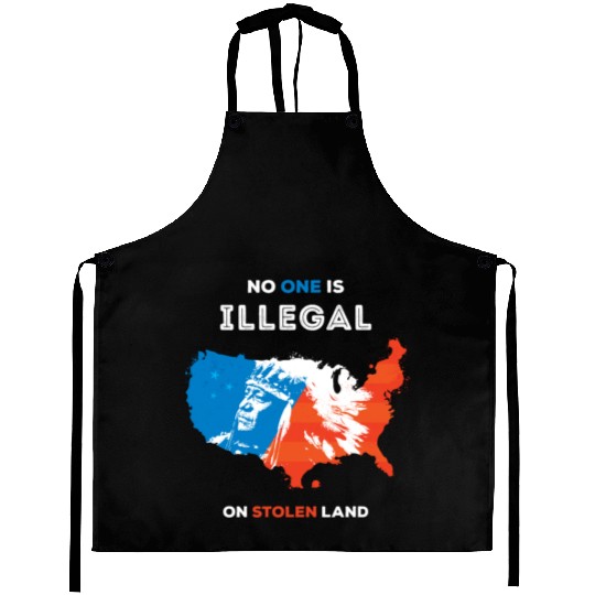 No One Is Illegal on Stolen Land Aprons