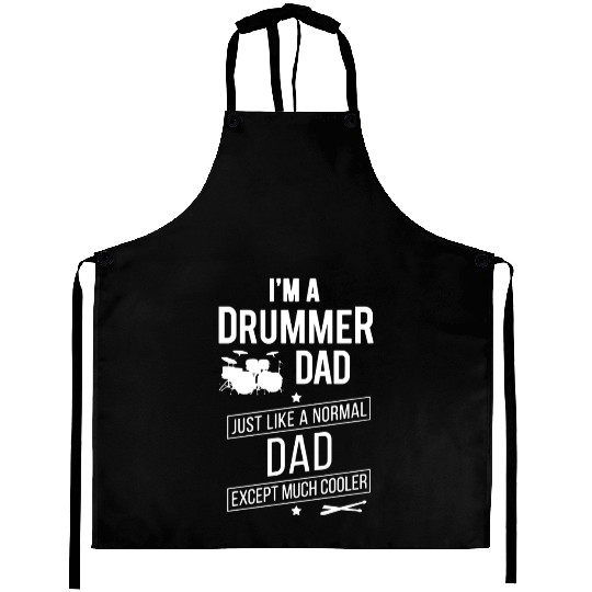 Drummer Dad Aprons