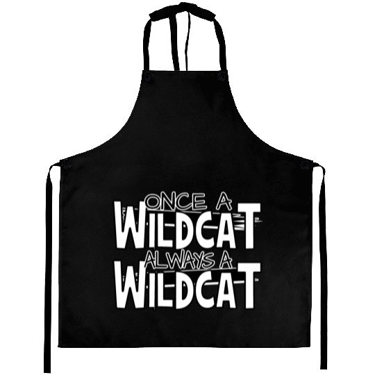 Once A Wildcat Always A Wildcat School Pride Aprons