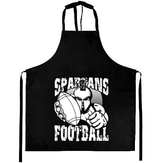 Spartans Football Homecoming Sports School Pride Aprons