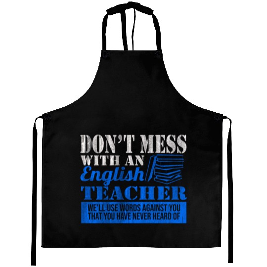 English Teacher Vocabulary Aprons