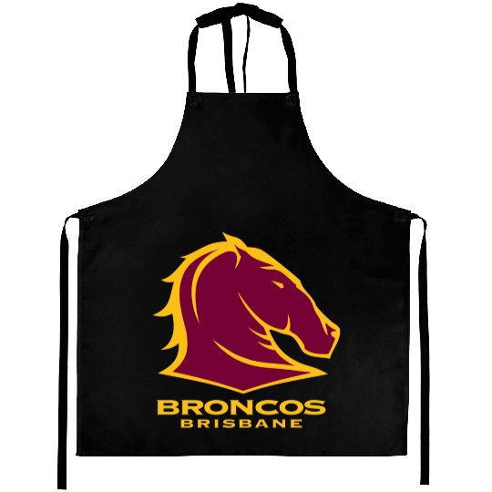 BRISBANE BRONCOS NRL TEAM LOGO PET TANK CAT OR DOG Aprons